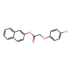2-Naphthyl (4-chlorophenoxy)acetate structure