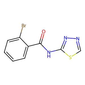 2-溴-N-(1,3,4-噻二唑-2-基)苯甲酰胺 structure