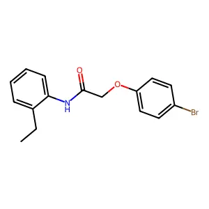2-(4-溴苯氧基)-N-(2-乙基苯基)乙酰胺 structure