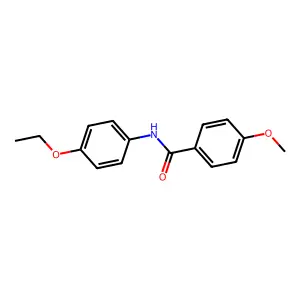 N-(4-乙氧基苯基)-4-甲氧基苯甲酰胺 structure