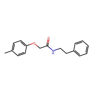 2-(4-甲基苯氧基)-N-(2-苯乙基)乙酰胺 structure