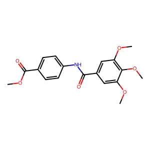 Methyl 4-[(3,4,5-trimethoxybenzoyl)amino]benzoate structure