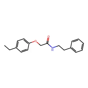2-(4-乙基苯氧基)-N-(2-苯乙基)乙酰胺 structure