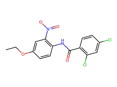 2,4-dichloro-N-(4-ethoxy-2-nitrophenyl)benzamide structure