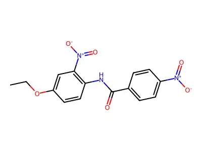 N-(4-ethoxy-2-nitrophenyl)-4-nitrobenzamide structure