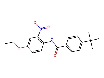 4-tert-butyl-N-(4-ethoxy-2-nitrophenyl)benzamide structure