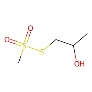 2-羟丙基甲硫代磺酸酯 structure