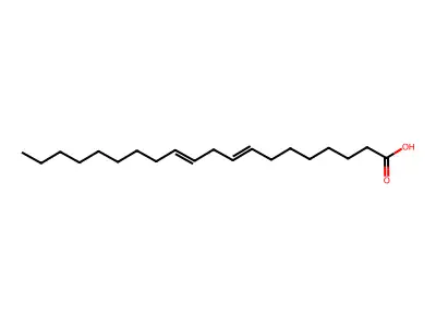 Icosa-8,11-dienoic acid structure