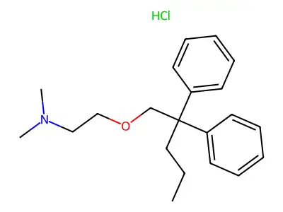 2-[(2,2-Diphenylpentyl)oxy]-N,N-dimethylethan-1-amine structure