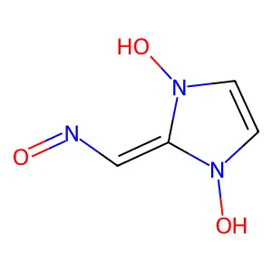 1-hydroxyimidazole-2-carbaldoxime 3-oxide structure