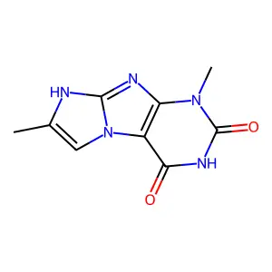 4,7-dimethyl-6H-purino[7,8-a]imidazole-1,3-dione structure