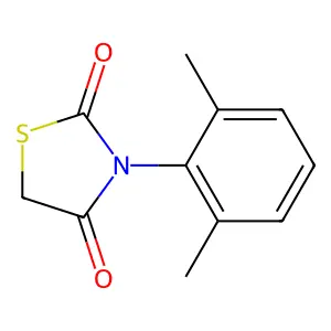 3-(2,6-Dimethylphenyl)-1,3-thiazolane-2,4-dione structure