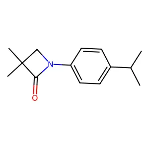 1-(4-Isopropylphenyl)-3,3-dimethyl-2-azetanone structure