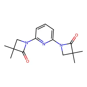 1-[6-(3,3-Dimethyl-2-oxoazetidin-1-yl)pyridin-2-yl]-3,3-dimethylazetidin-2-one structure