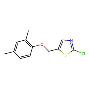 2-Chloro-5-[(2,4-dimethylphenoxy)methyl]-1,3-thiazole structure