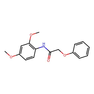 N-(2,4-二甲氧基苯基)-2-苯氧基乙酰胺 structure