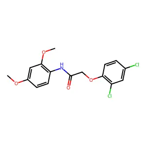 2-(2,4-dichlorophenoxy)-N-(2,4-dimethoxyphenyl)acetamide structure