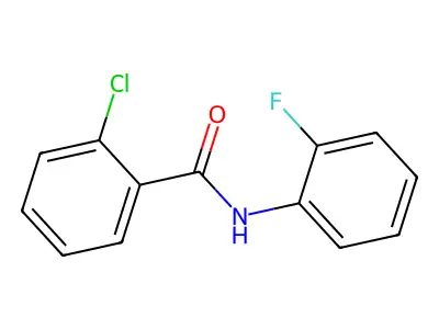 2-氯-N-(2-氟苯基)苯甲酰胺 structure