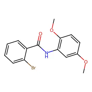 2-溴-N-(2,5-二甲氧基苯基)苯甲酰胺 structure
