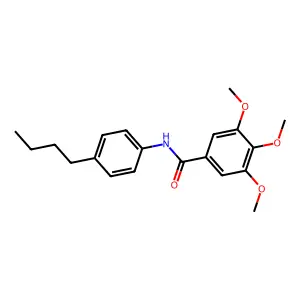 N-(4-Butylphenyl)-3,4,5-trimethoxybenzamide structure