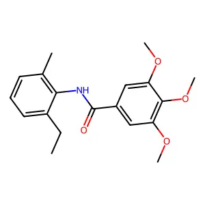 N-(2-Ethyl-6-methylphenyl)-3,4,5-trimethoxybenzamide structure
