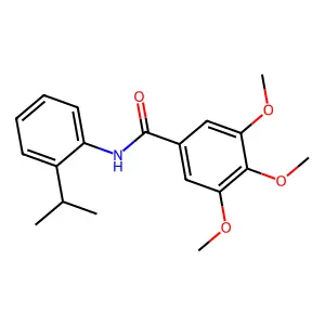 N-(2-异丙基苯基)-3,4,5-三甲氧基苯甲酰胺 structure