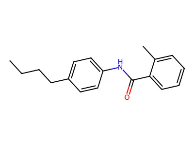 N-(4-butylphenyl)-2-methylbenzamide structure