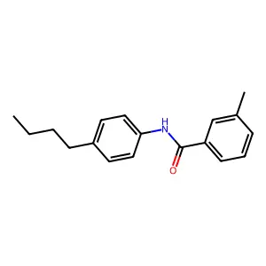 N-(4-butylphenyl)-3-methylbenzamide structure