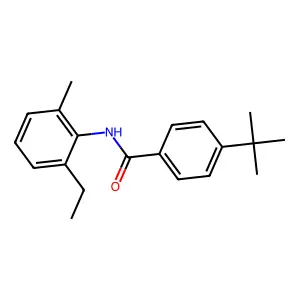 4-叔丁基-N-(2-乙基-6-甲基苯基)苯甲酰胺 structure