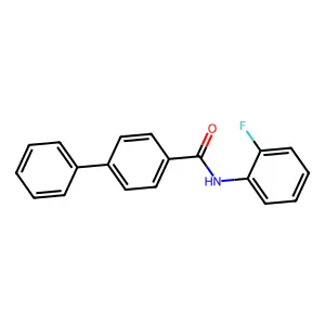 N-(2-fluorophenyl)-4-phenylbenzamide structure