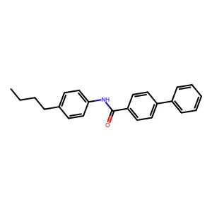 N-(4-butylphenyl)[1,1'-biphenyl]-4-carboxamide structure