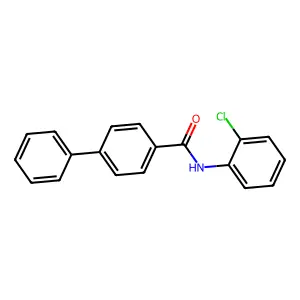 N-(2-chlorophenyl)[1,1'-biphenyl]-4-carboxamide structure