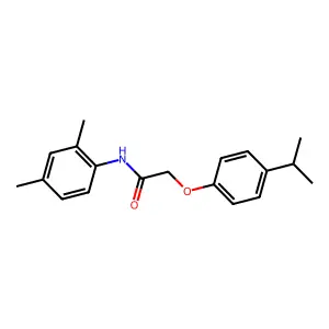 N-(2,4-dimethylphenyl)-2-(4-isopropylphenoxy)acetamide structure
