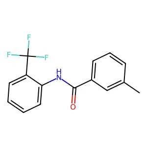 3-methyl-N-[2-(trifluoromethyl)phenyl]benzamide structure