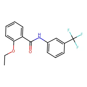 2-ethoxy-N-[3-(trifluoromethyl)phenyl]benzamide structure