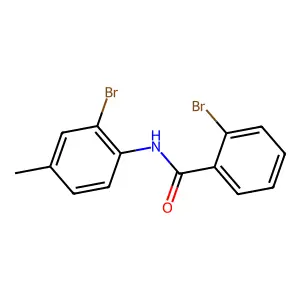 2-bromo-N-(2-bromo-4-methylphenyl)benzamide structure