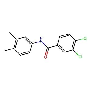 3,4-dichloro-N-(3,4-dimethylphenyl)benzamide structure