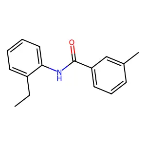 N-(2-ethylphenyl)-3-methylbenzamide structure