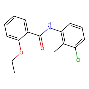N-(3-chloro-2-methylphenyl)-2-ethoxybenzamide structure
