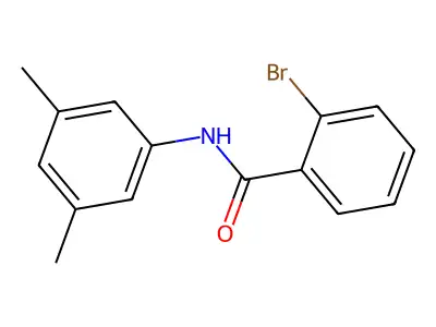 2-bromo-N-(3,5-dimethylphenyl)benzamide structure