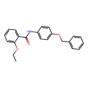 N-[4-(benzyloxy)phenyl]-2-ethoxybenzamide structure