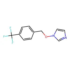 1-{[4-(trifluoromethyl)benzyl]oxy}-1H-imidazole structure