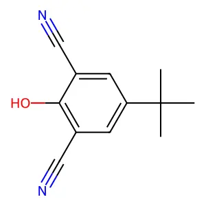 5-(Tert-butyl)-2-hydroxyisophthalonitrile structure