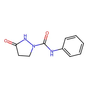 3-Oxo-N-phenyl-1-pyrazolidinecarboxamide structure