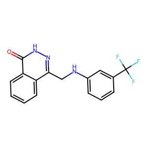 4-{[3-(trifluoromethyl)anilino]methyl}-1(2H)-phthalazinone structure