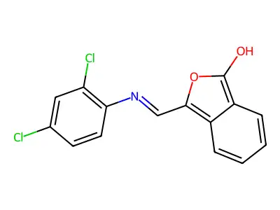 3-[(2,4-dichloroanilino)methylene]-2-benzofuran-1(3H)-one structure