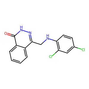4-[(2,4-dichloroanilino)methyl]-1(2H)-phthalazinone structure