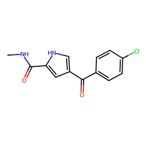 4-(4-Chlorobenzoyl)-N-methyl-1H-pyrrole-2-carboxamide structure
