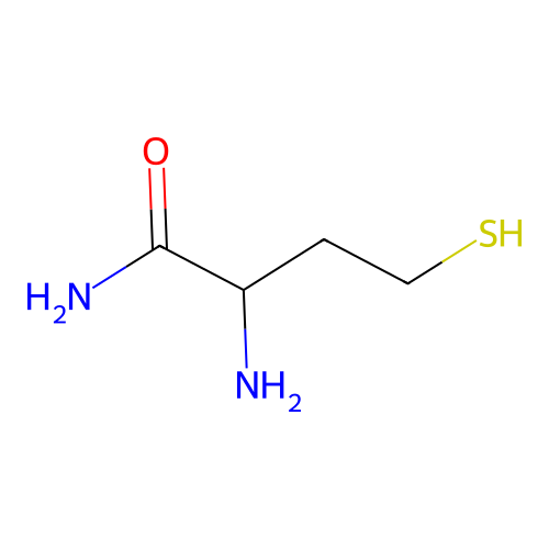 2-Amino-4-sulfanylbutanamide structure