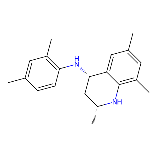 (2R,4S)-N-(2,4-dimethylphenyl)-2,6,8-trimethyl-1,2,3,4-tetrahydroquinolin-4-amine structure